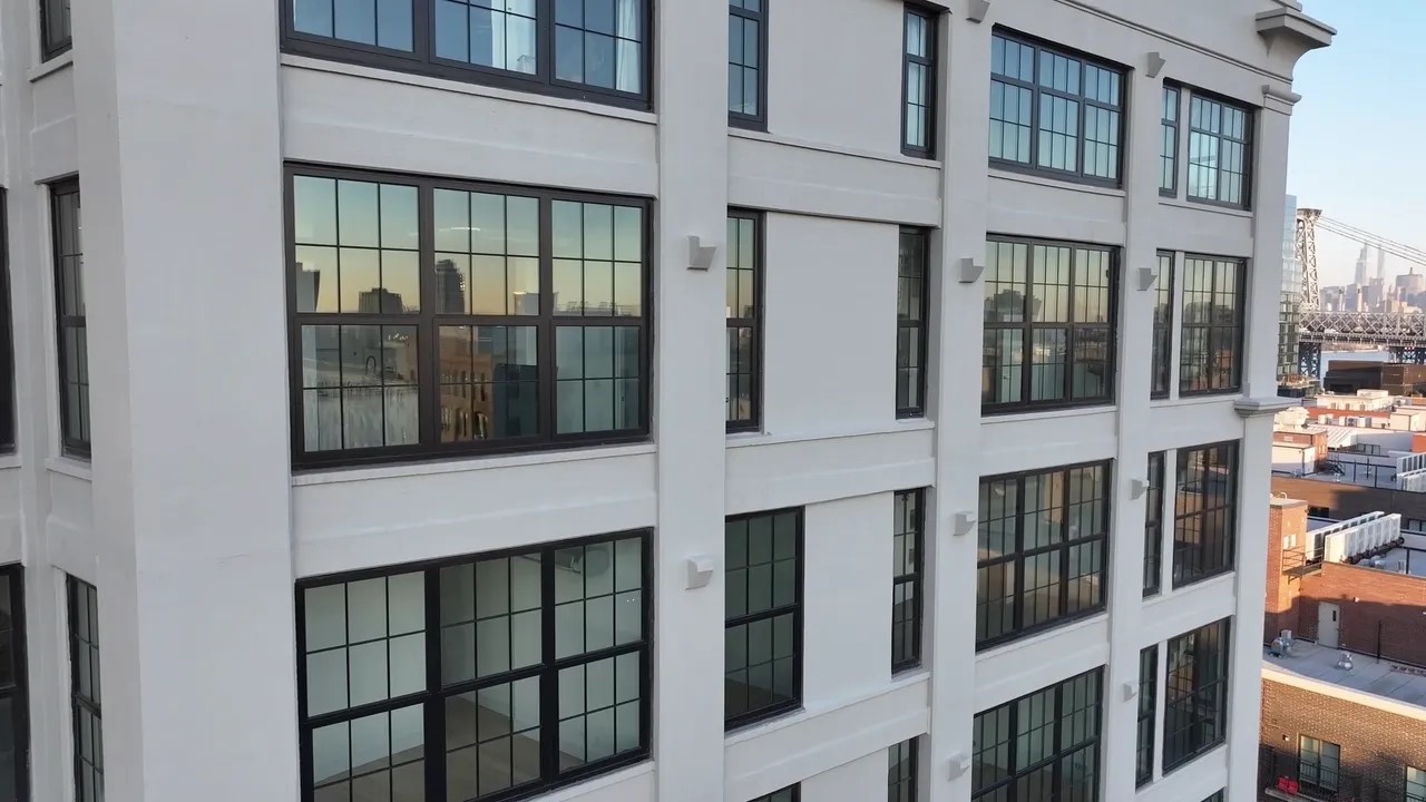 Building facade and windows, New York City renovation